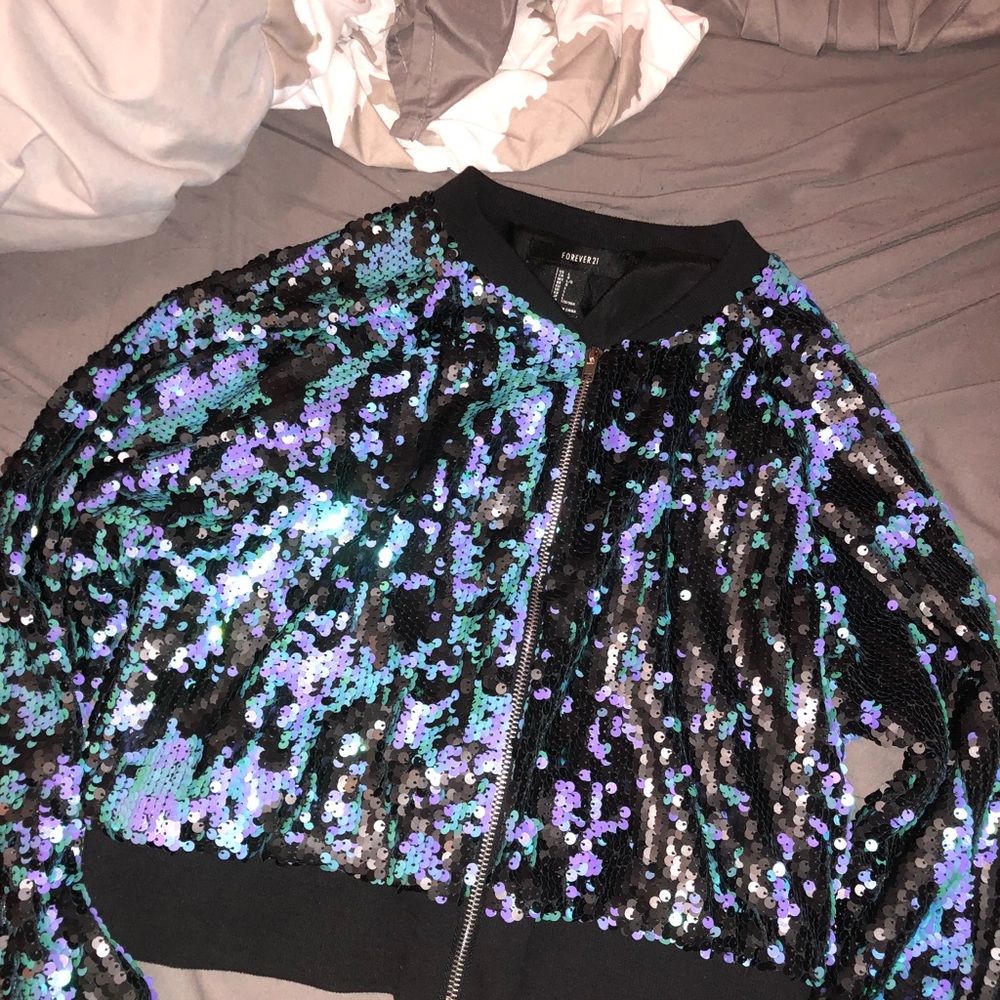 Sequin jacket